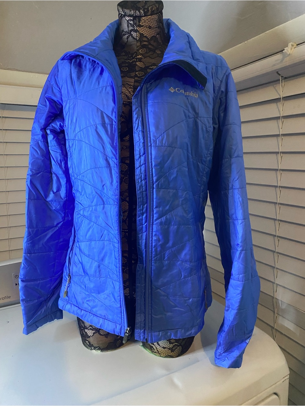 Columbia Bright Blue Omni-Heat Lined Jacket